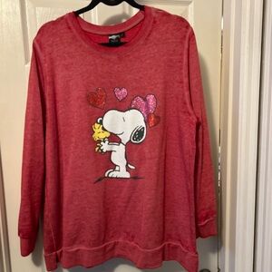 Lane Bryant 14-16 Red “Snoopy” Sweatshirt. Very cute and Comfortable. Very Nice